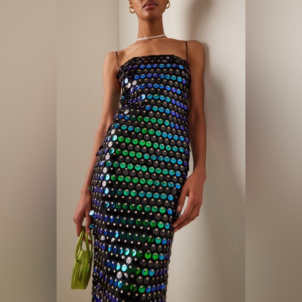 The New Arrivals Ilkyaz Ozel - Phoenix Sequin Maxi Dress - FR 34 / US 2 - Picture 2 of 8